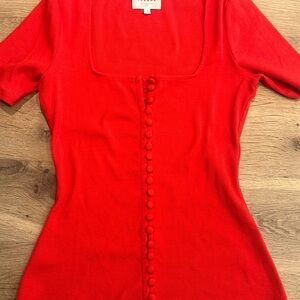 Sezane red top